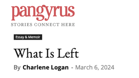 Workshop Alum Charlene Logan Published in Pangyrus