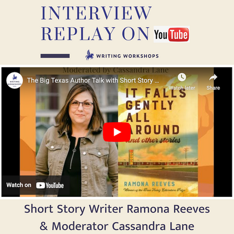 Video Replay: The Big Texas Author Talk with Short Story Writer Ramona Reeves