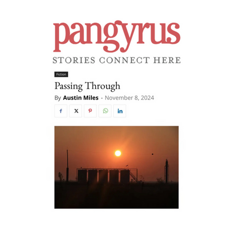 Paris 2023 Workshop Alum Austin Miles Published in Pangyrus!