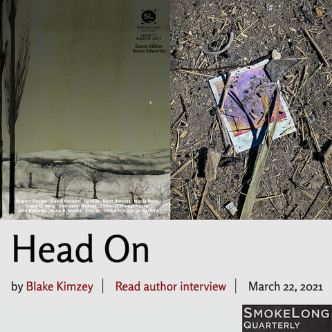 New Fiction from Instructor Blake Kimzey in Smokelong Quarterly