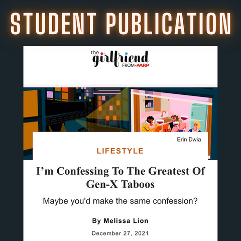Student Melissa Lion Published in The Girlfriend