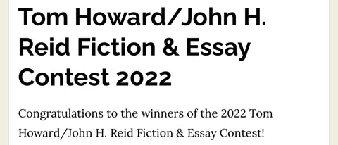 Cynthia Stock Published in the Winning Writers Tom Howard/John H. Reid Fiction & Essay Contest 2022